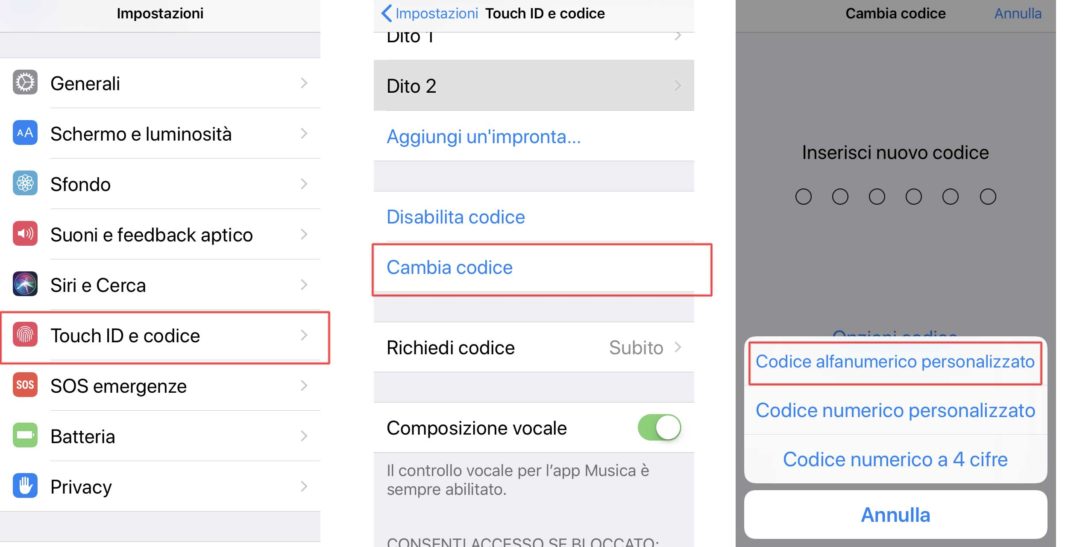 Sblocco dell iPhone perchè e come usare un codice lungo o alfanumerico