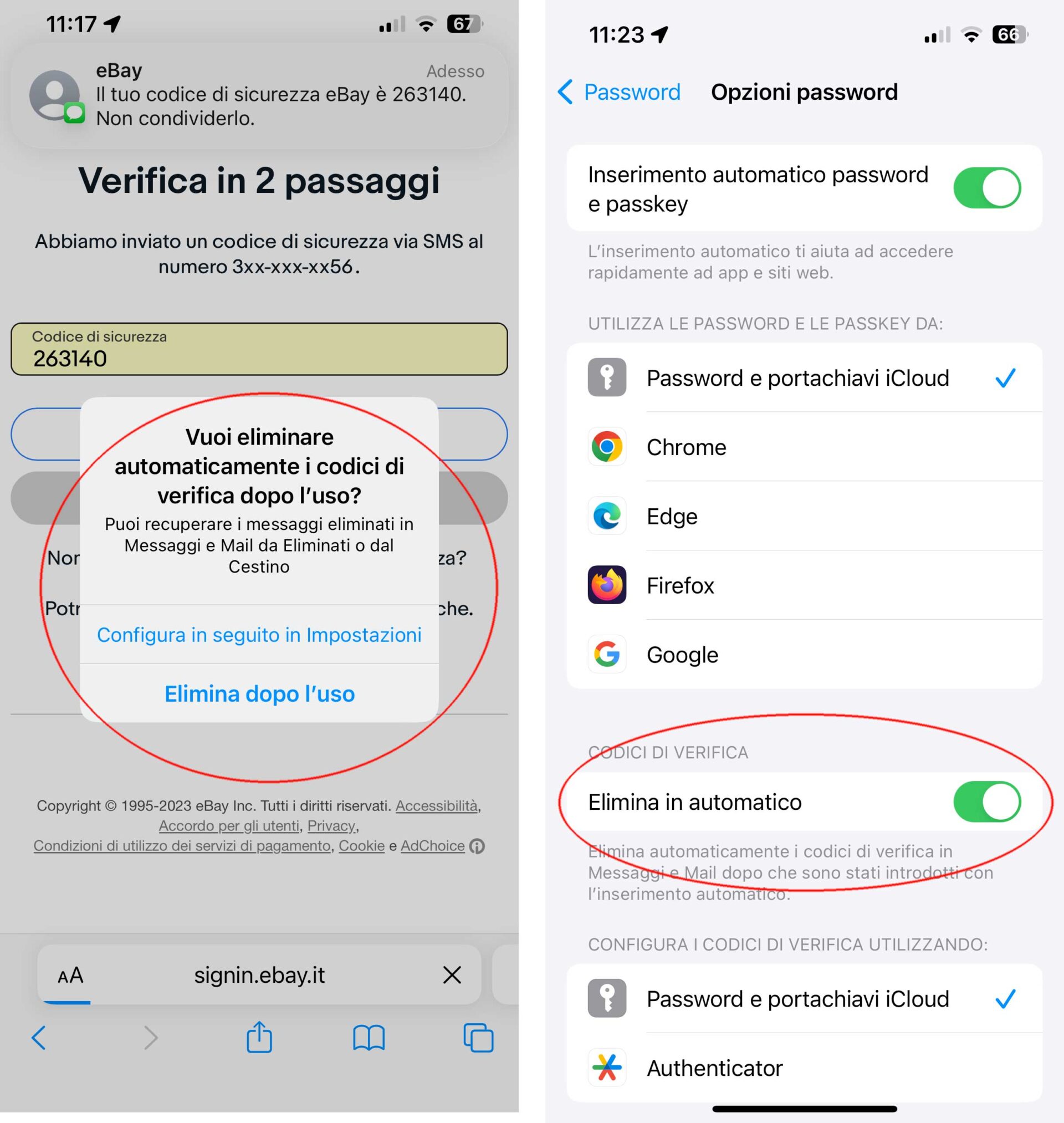 Ios Come Cancellare Automaticamente Gli Sms Con I Codici Di