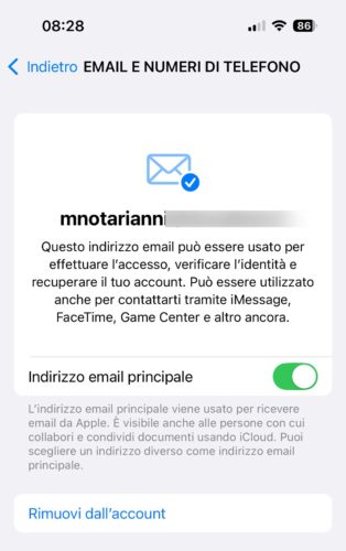 Come Modificare L Indirizzo Email Principale Dell Account Apple