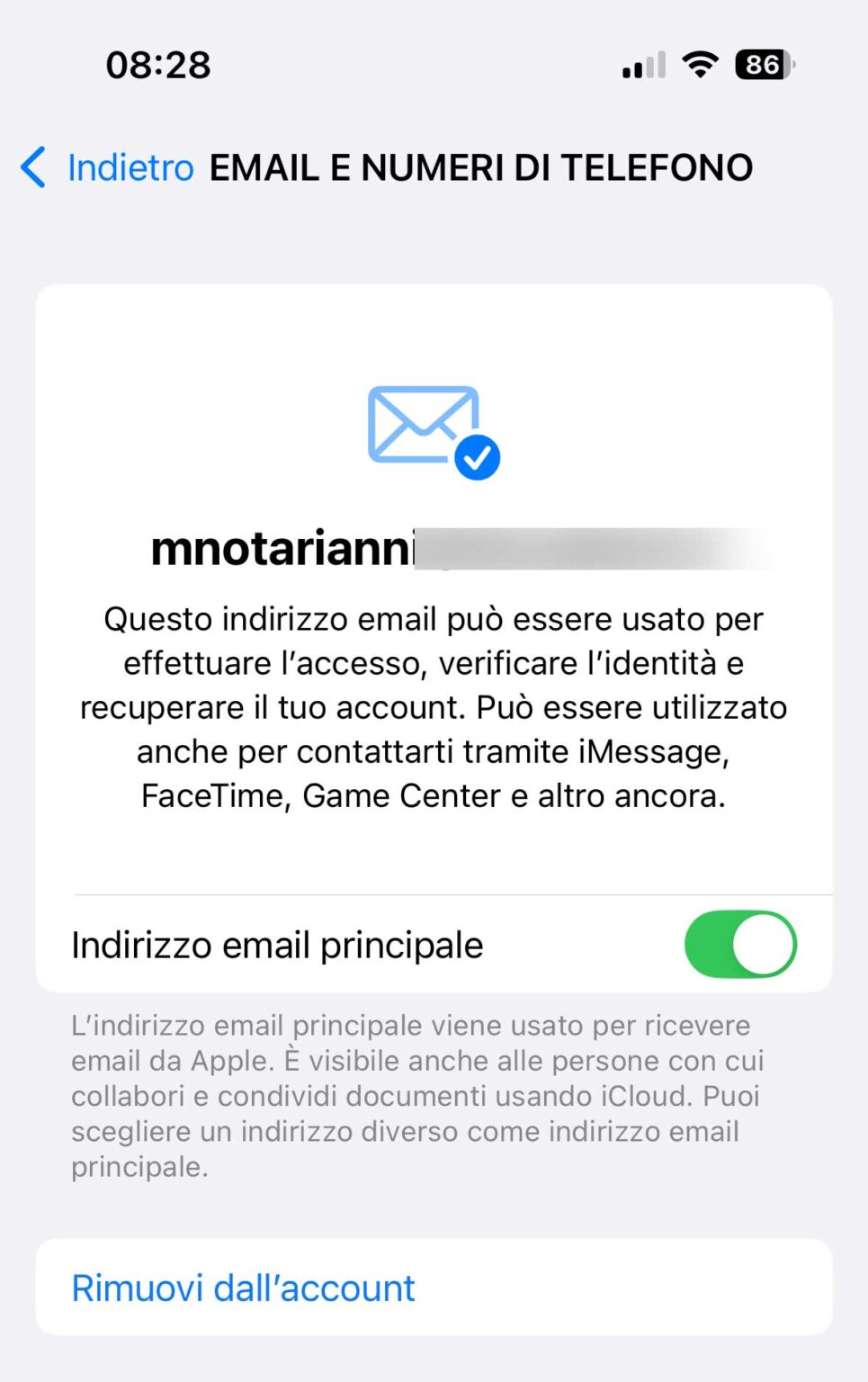 Come Modificare L Indirizzo Email Principale Dell Account Apple