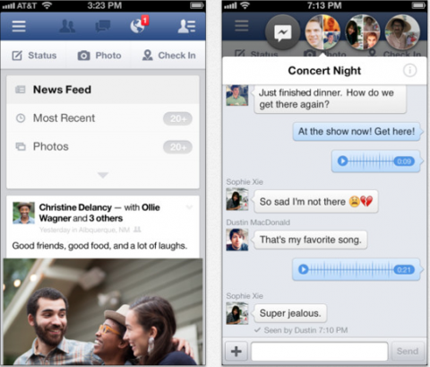 Facebook 6.3 per iOS