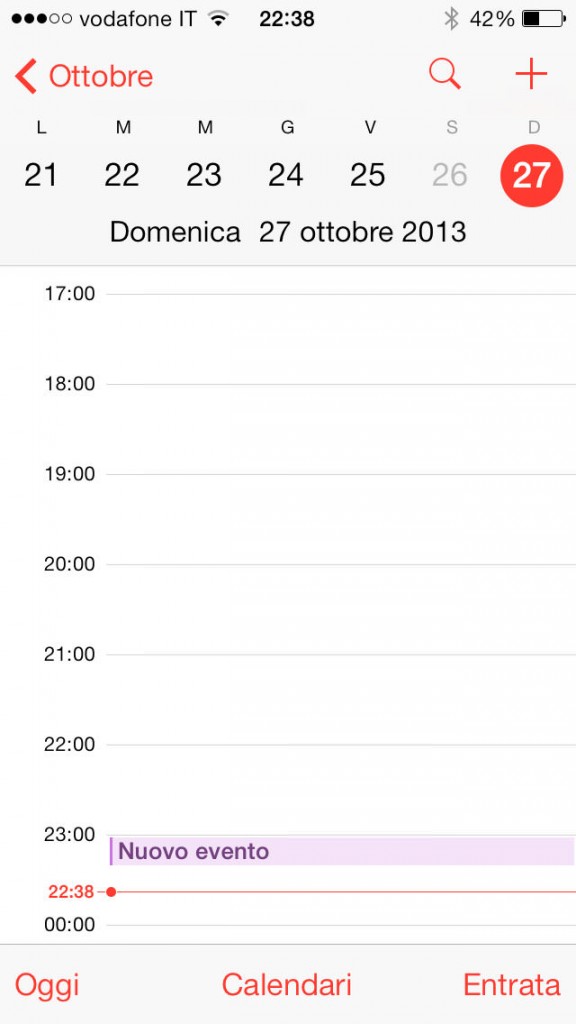 bug calendario ios 7