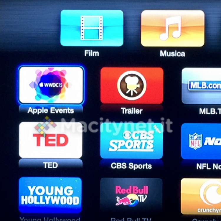 WWDC15 su Apple TV icon 700