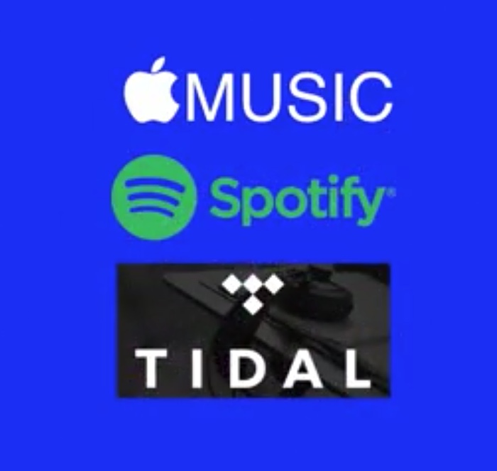 apple spotify tidal logo