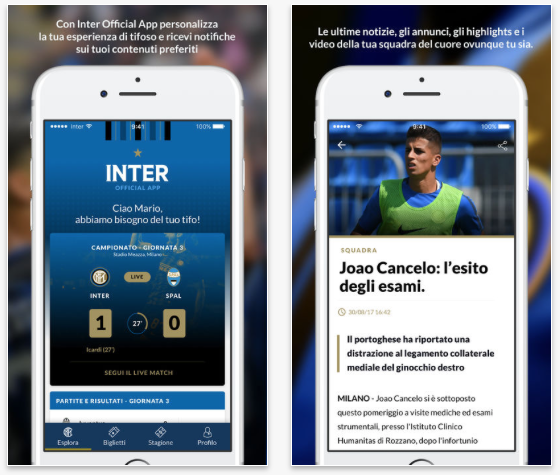 inter official app