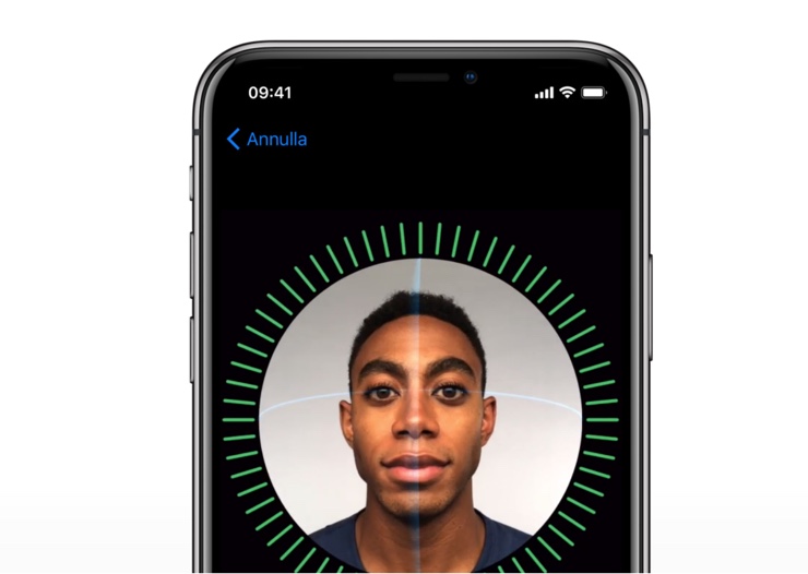 face ID icon 740