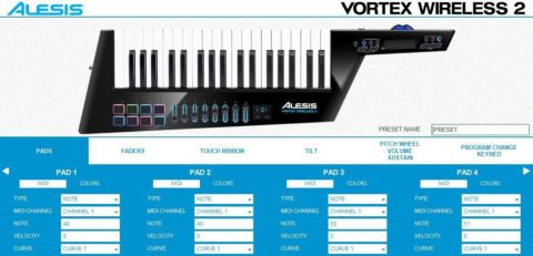 alesis vortex wireless and sampletank for ios