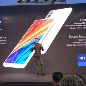 Xiaomi Mi Mix 2s debutta ufficialmente in Italia, presentato a Milano