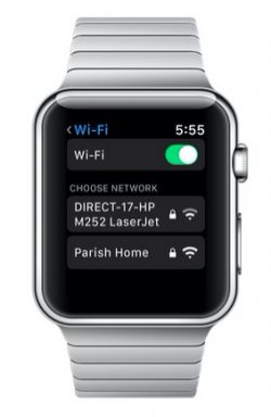 Con watchOS 5 si può scegliere la rete wifi da Apple Watch