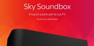 A settembre arriva in Italia Sky Soundbox by Devialet, la soundbar per Sky Q