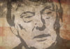 Murale con Donald Trump