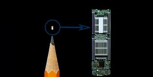 Le dimensioni del chip spia iin una immagine di Businessweek