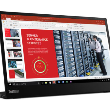 Lenovo ThinkVision M14, presentato a MWC19 il monitor USB-C portatile