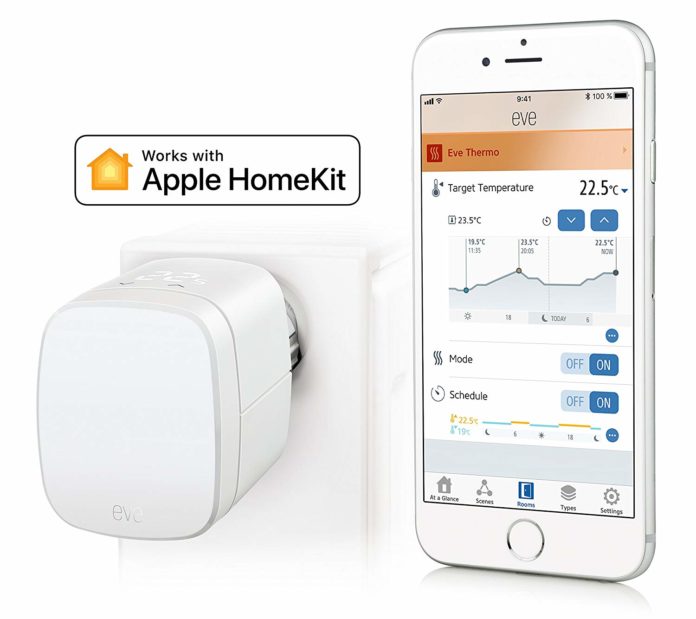 Sconto Eve Thermo, valvola termostatica smart compatibile HomeKit: solo 49,99 euro