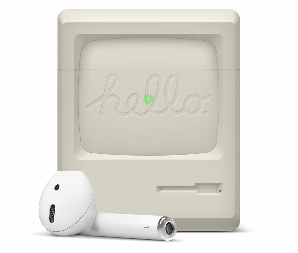 Elago AW3, ecco la custodia che trasforma AirPods in uno storico Macintosh