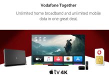 Vodafone include Apple TV 4K con alcuni piani in Regno Unito