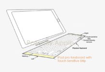 In un brevetto di Apple una tastiera per iPad Pro con fasce laterali touch