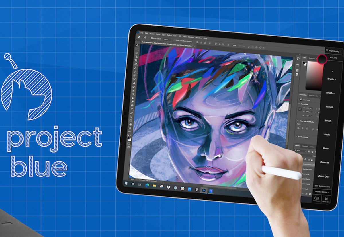 Project Blue trasforma l'iPad in tavoletta grafica per PC 