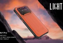 IIIF150 Air1 Pro, il rugged sottile con doppio LED a 203 euro