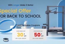 Stampanti 3D e incisori laser a partire da $ 99 col Back to School di LONGER