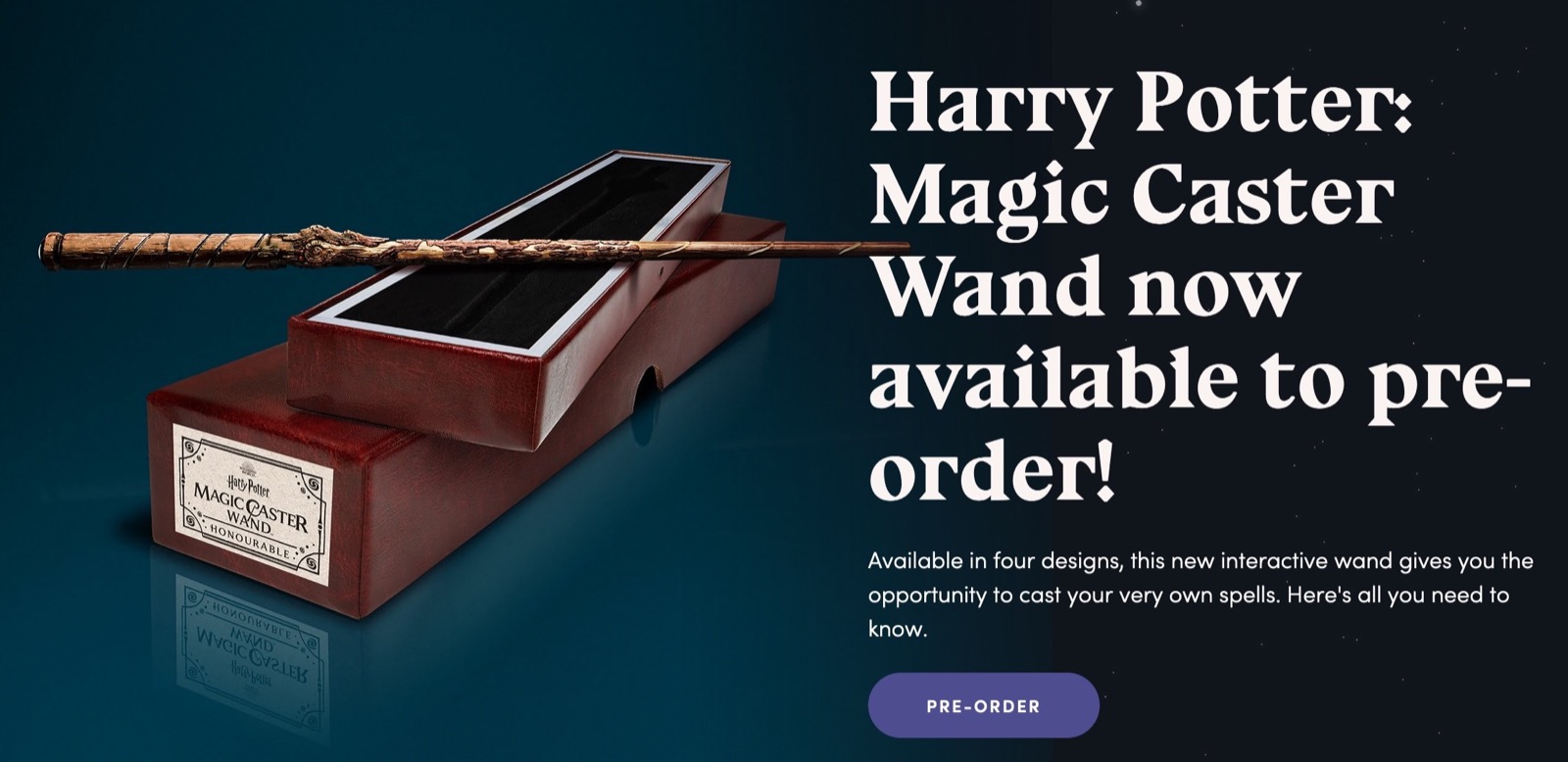 Arriva la bacchetta di Harry Potter per giochi, duelli e domotica 