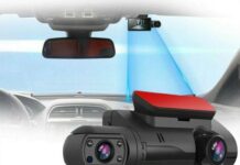 Dashcam con doppia telecamera in offerta a 15,46 €