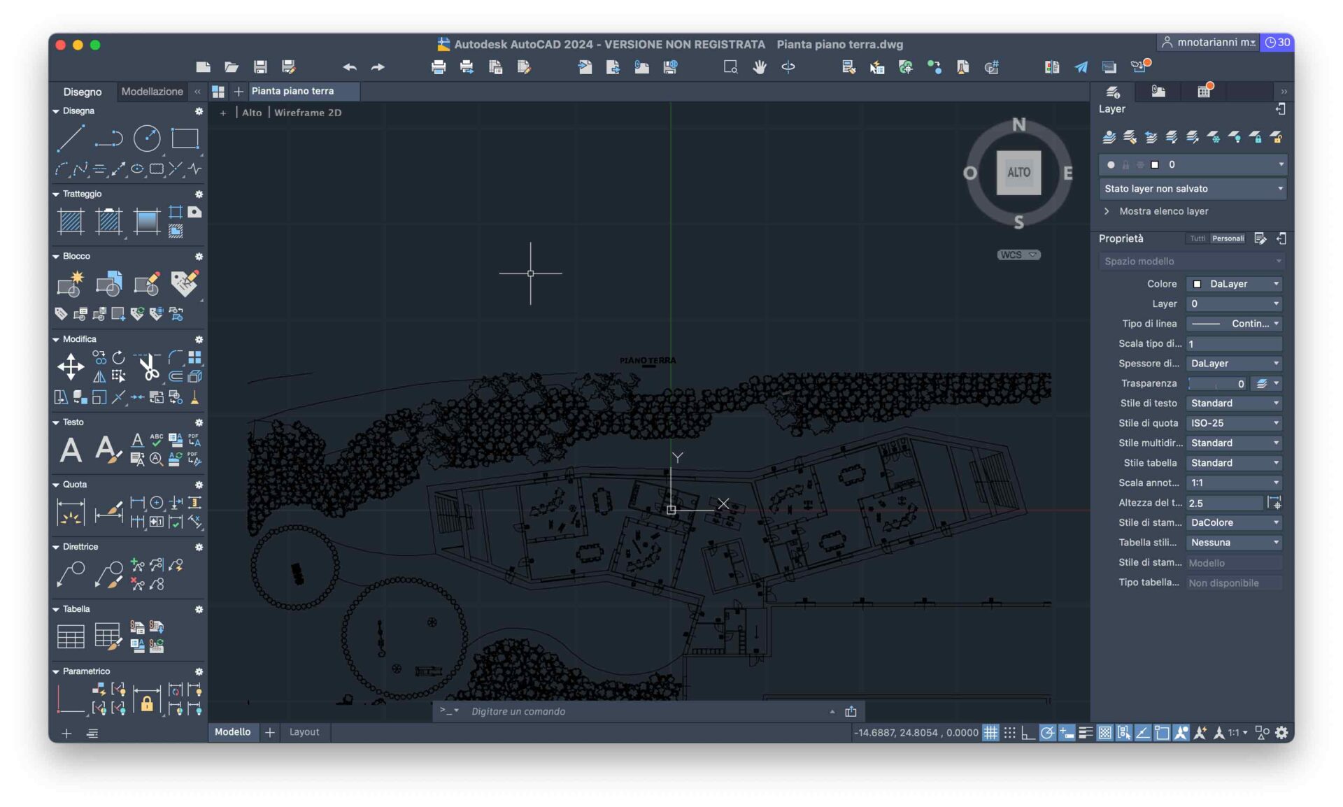 AutoCAD 2024 Per Mac Ora In Italiano E Con Supporto Nativo Per CPU   EsempioAutoCAD2024perMac 1920x1154 