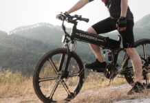 SAMEBIKE LO26-II, mountain bike elettrica pieghevole sconto a metà prezzo