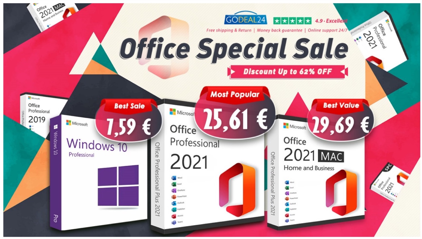 Licenza a vita per Microsoft Office 2021 e Windows 10 a partire da soli 8€,  fino al 62% di sconto! - Tom's Hardware