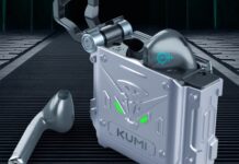 KUMI Mech X3, in offerta gli auricolari con custodia stile gaming