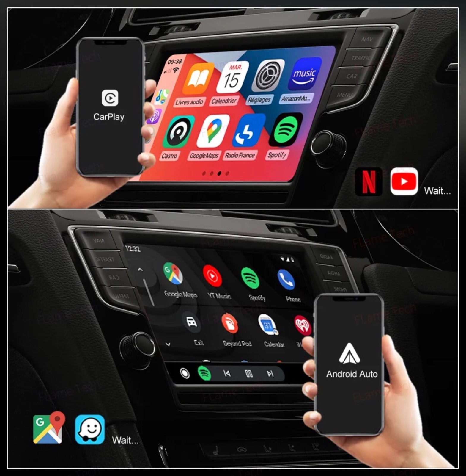 Adattatore Android Auto Wireless, Dongle Android Auto Senza Fili