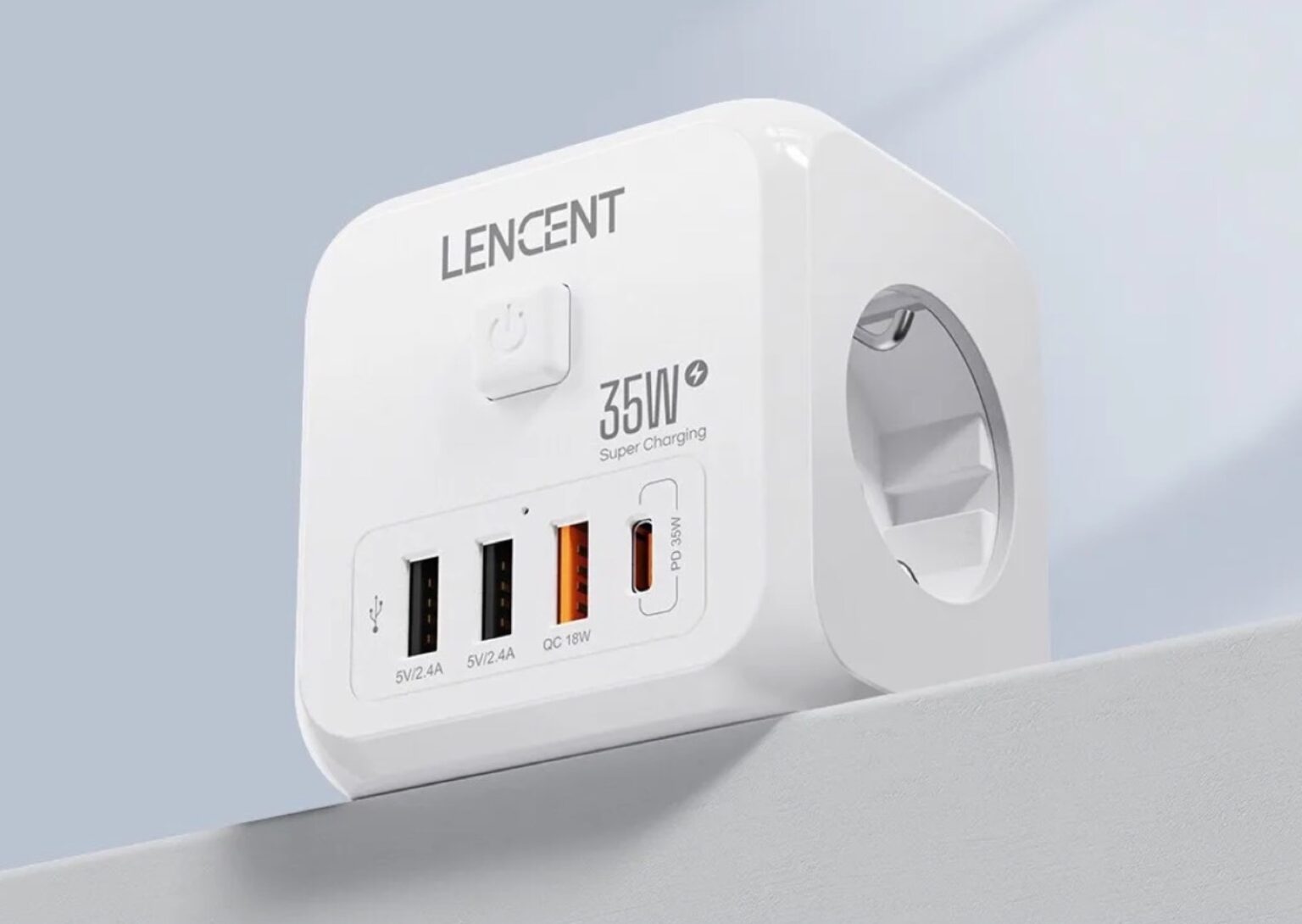 Cubo Salvaspazio Multipresa Lencent Con Prese Usb A Soli Macitynet It