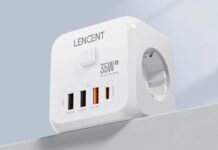 Cubo salvaspazio multipresa LENCENT con prese USB a soli 3 €