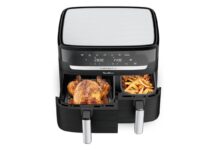 Friggitrice ad aria con griglia carne Moulinex, 4,2 litri in sconto da 169,99€ a  89,99€