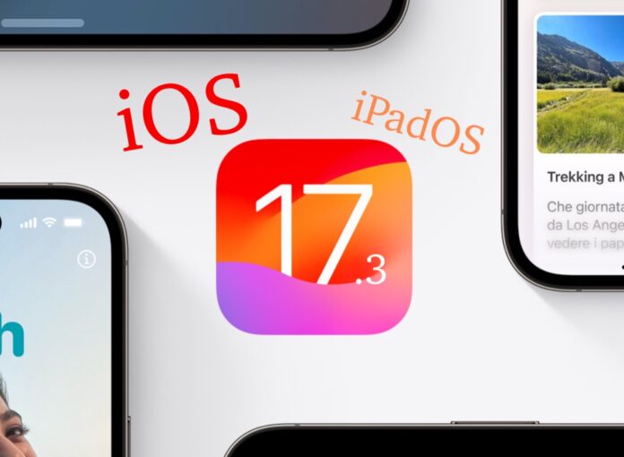 Tutte le novità di iOS 17.3 per iPhone e iPadOS 17.3 per iPad