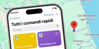 Dove ho parcheggiato l'auto, come creare il comando rapido per iPhone