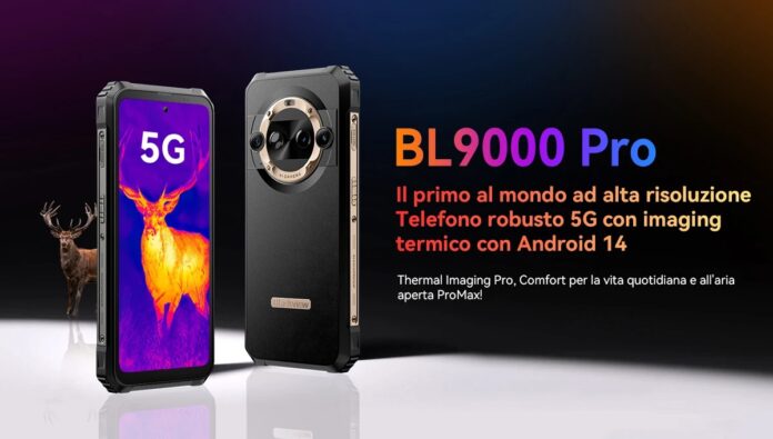 Blackview BL9000 Pro, il primo telefono rugged con imaging termico ad alta risoluzione