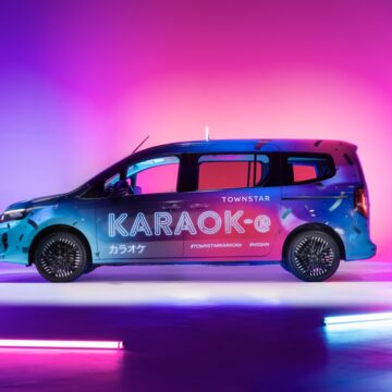 Nissan Townstar Karaok-e, concept di veicolo commerciale con karaoke a bordo