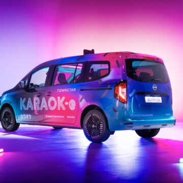 Nissan Townstar Karaok-e, concept di veicolo commerciale con karaoke a bordo