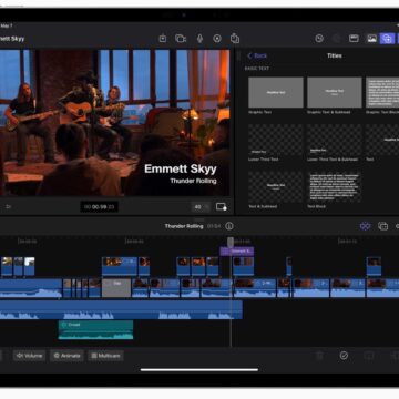 Final Cut Pro 2024 trasforma iPad in uno studio di produzione