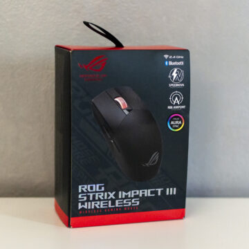 Recensione Asus ROG Strix Impact III Wireless, mouse Pro con design sobrio e funzionale