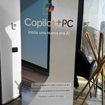 Copilot surface pc AI Microsoft milano Dini 7