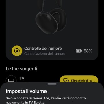 Recensione Cuffie Sonos ACE, ottima la prima in attesa delle altre riprese