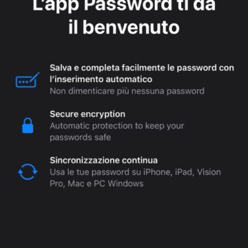 Passwords è la nuova app di Apple per gestire account, passkey e codici