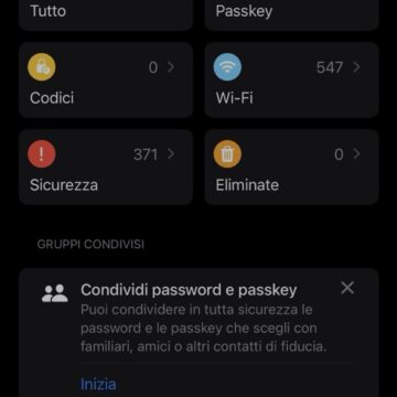 Passwords è la nuova app di Apple per gestire account, passkey e codici