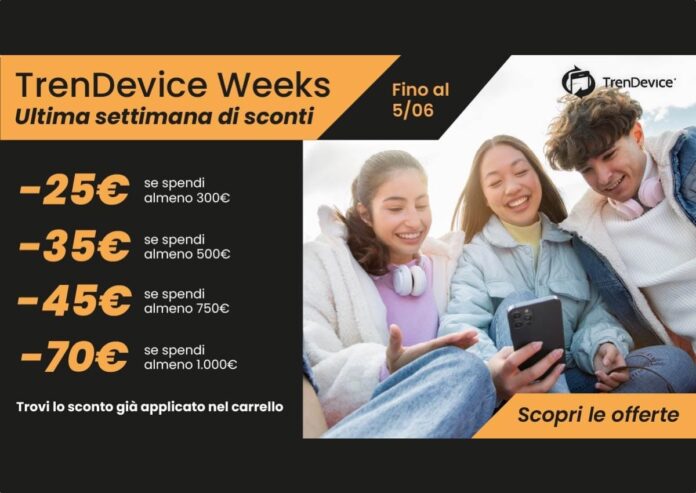 Sconti fino a -70€ su iPhone, Mac e iPad Ricondizionati su TrenDevice