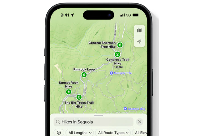 iOS 18, le novità di Mappe di Apple