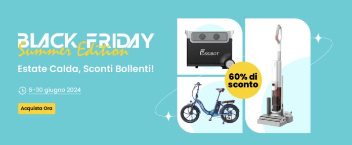 Il Black Friday estivo mette in sconto bici, monopattini e stazioni elettriche