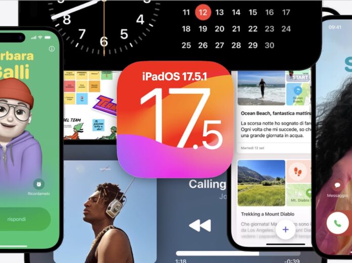 Versione rivista dell'aggiornamento a iPadOS 17.5.1 per iPad 10