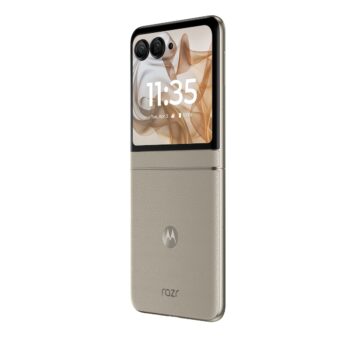 Motorola presenta la nuova serie razr 50, insieme al rivale di AirTag